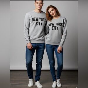 Jerzees Gray Men's Sweater